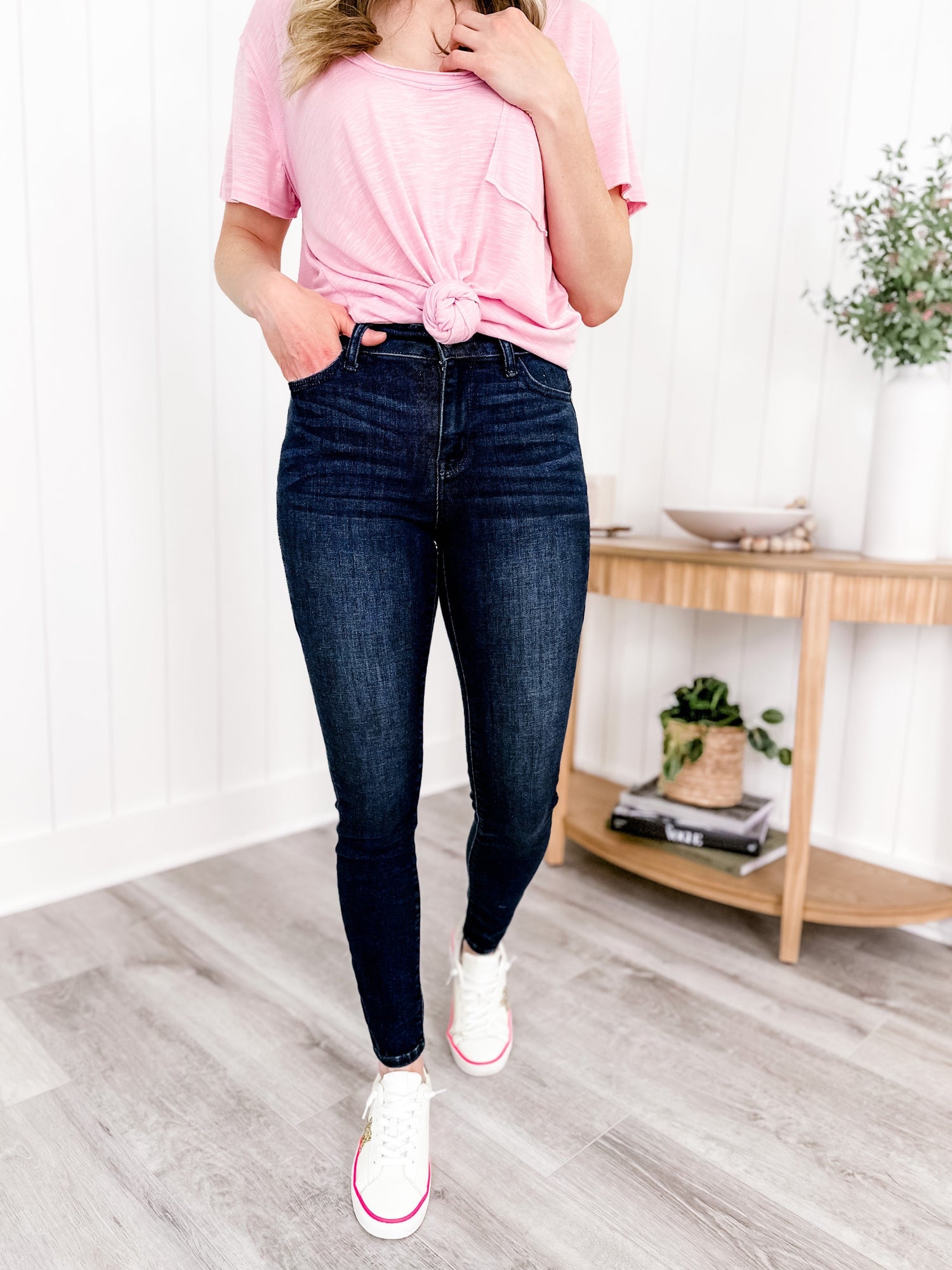 Judy Blue Everyday Wear 2.0 High Waist Non-Distressed Skinny Jeans