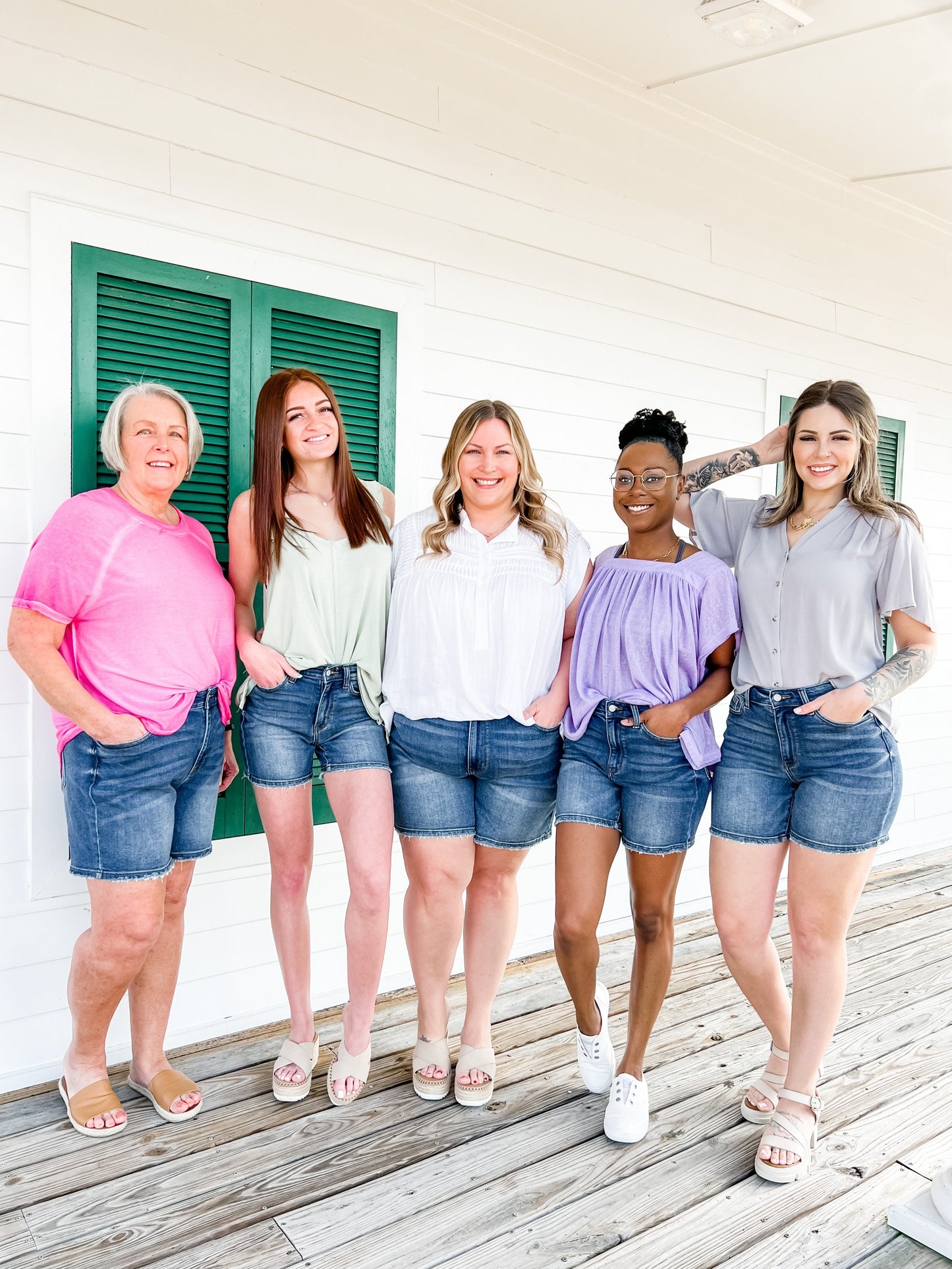 Judy Blue Sweet Escape  Dark Wash Mid Thigh Shorts